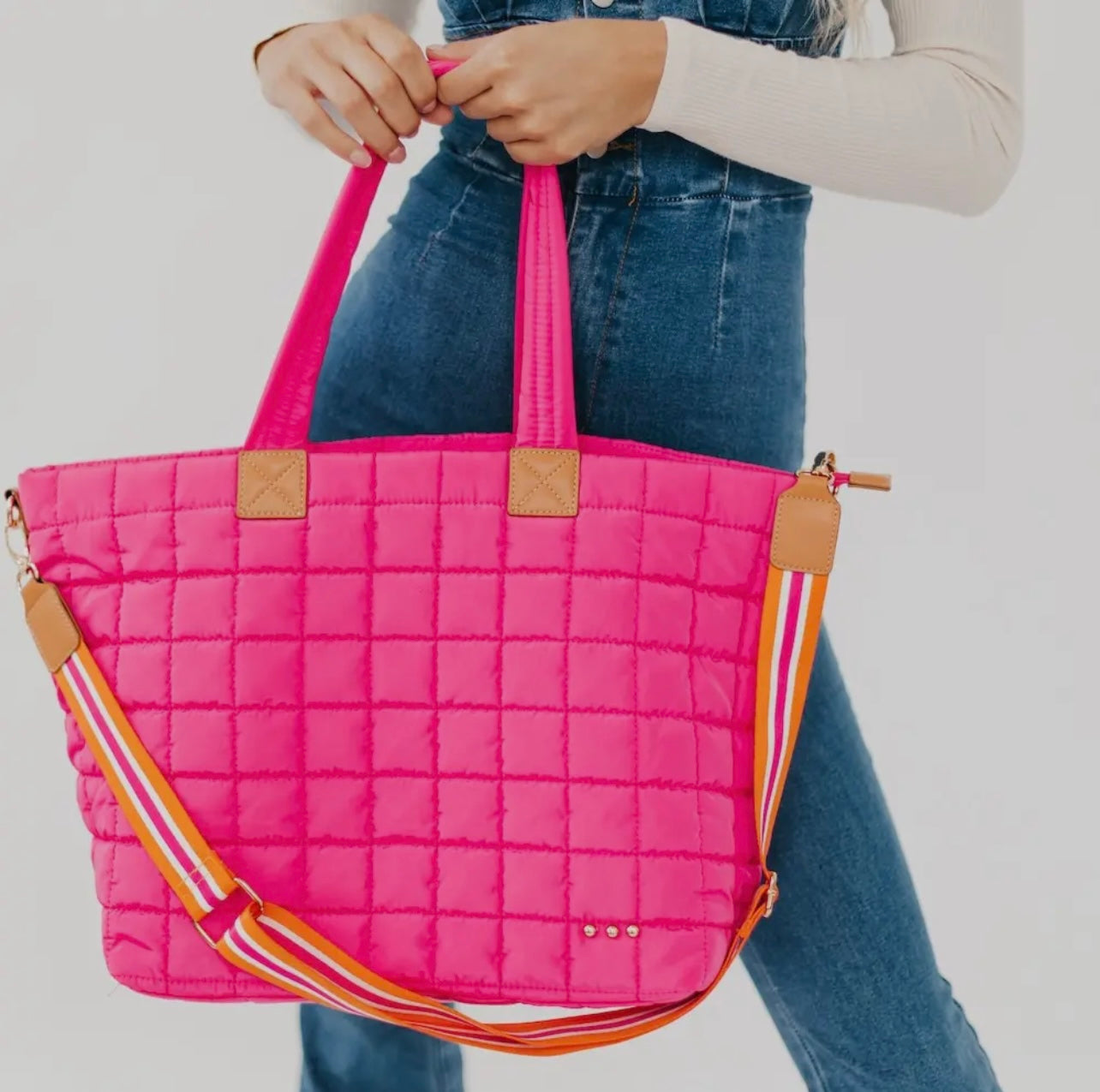 Daydreamer quilted tote bag