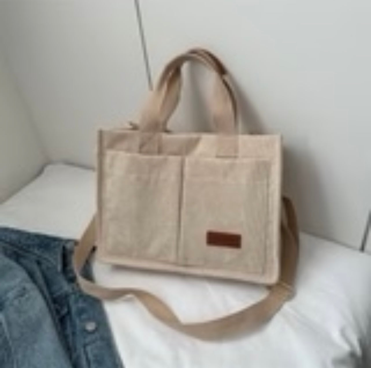 Corduroy Tote