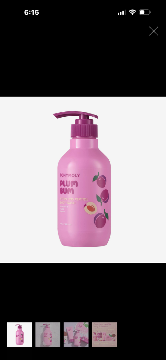 TonyMoly plum bum body wash