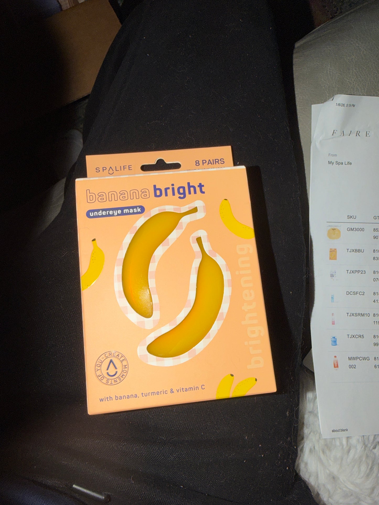 Banana bright eye patches