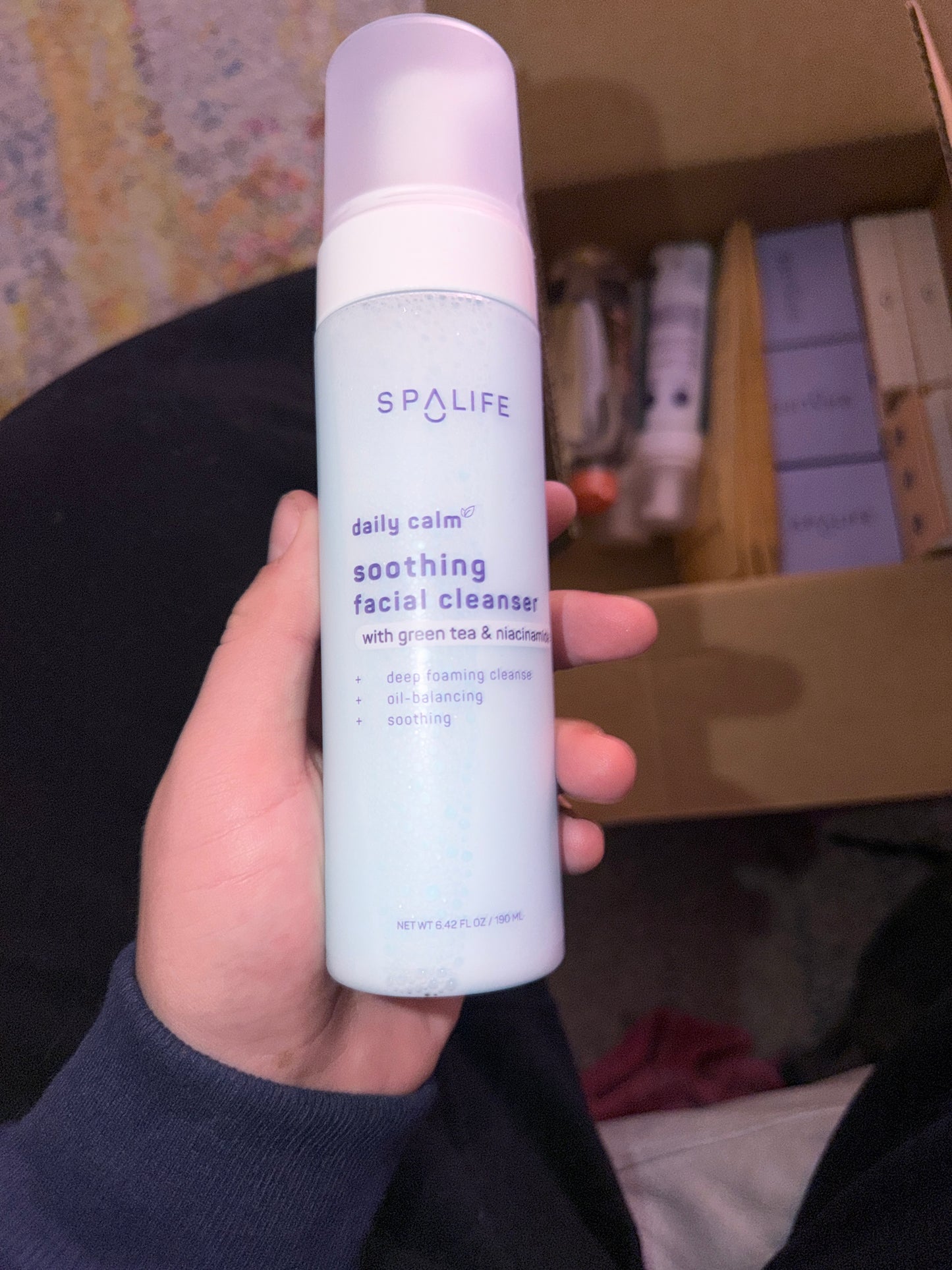 Spa life soothing facial cleanser