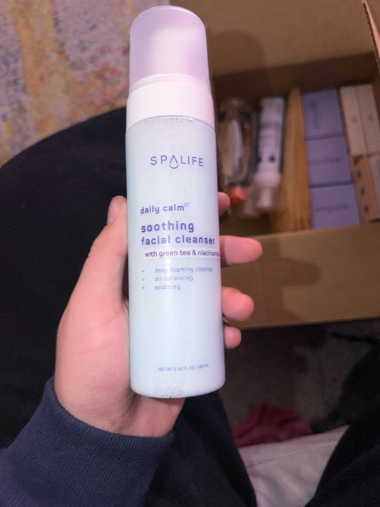 Spa life soothing facial cleanser