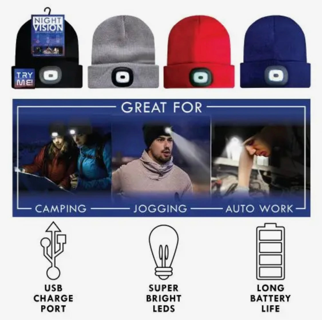 Light up beanie