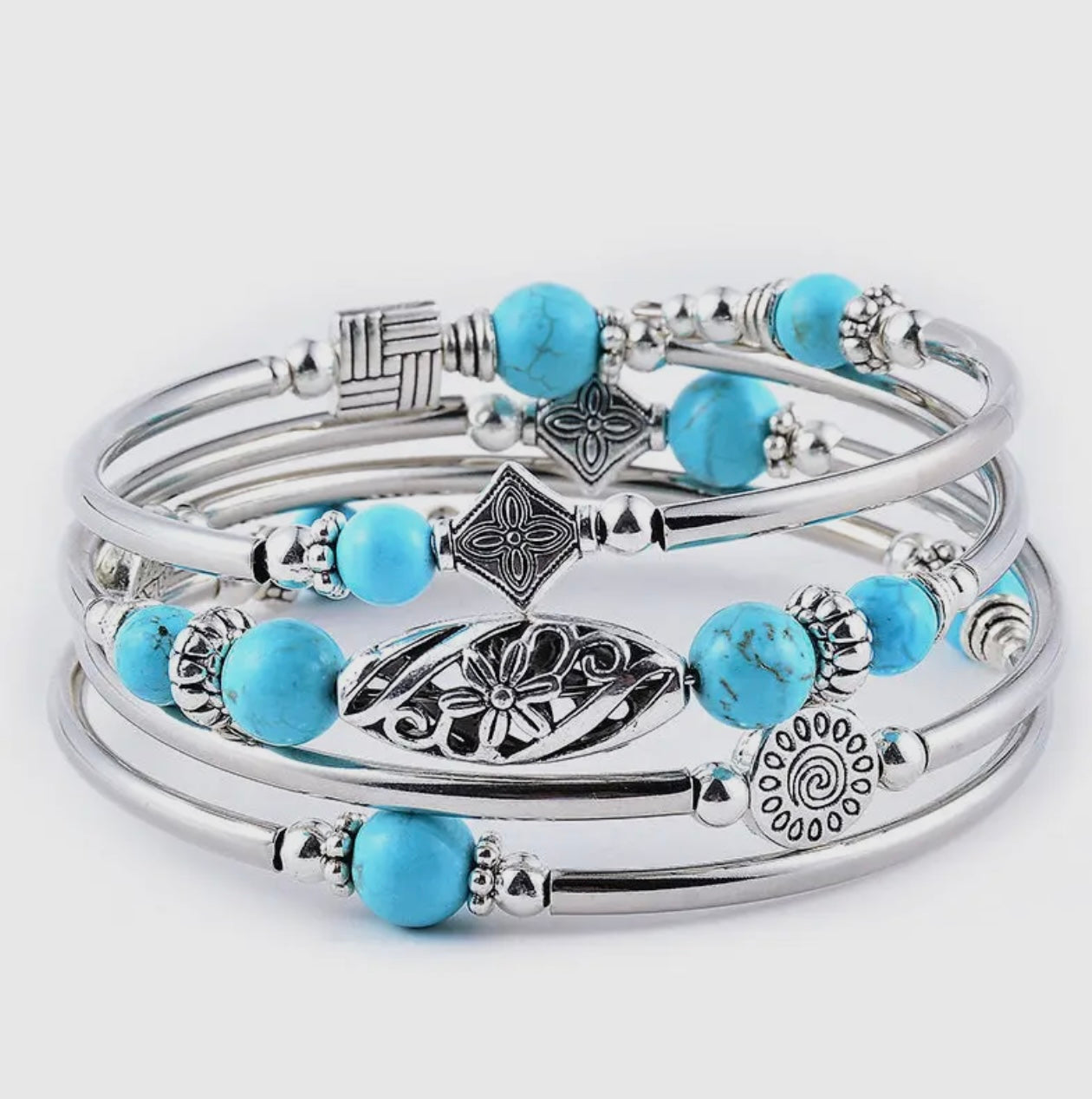 Wrap bangle bracelet