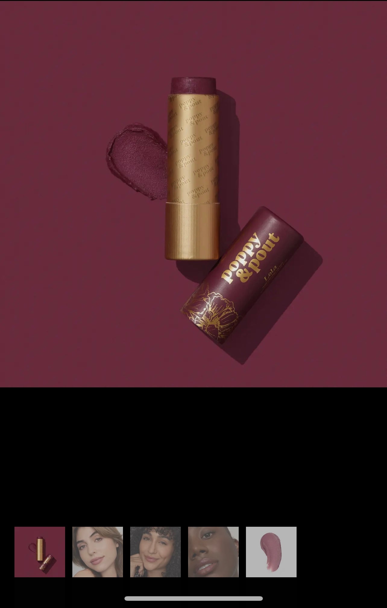 Poppy & Pout lip tint- Lola