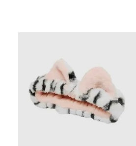 Meow time, plush spa headband