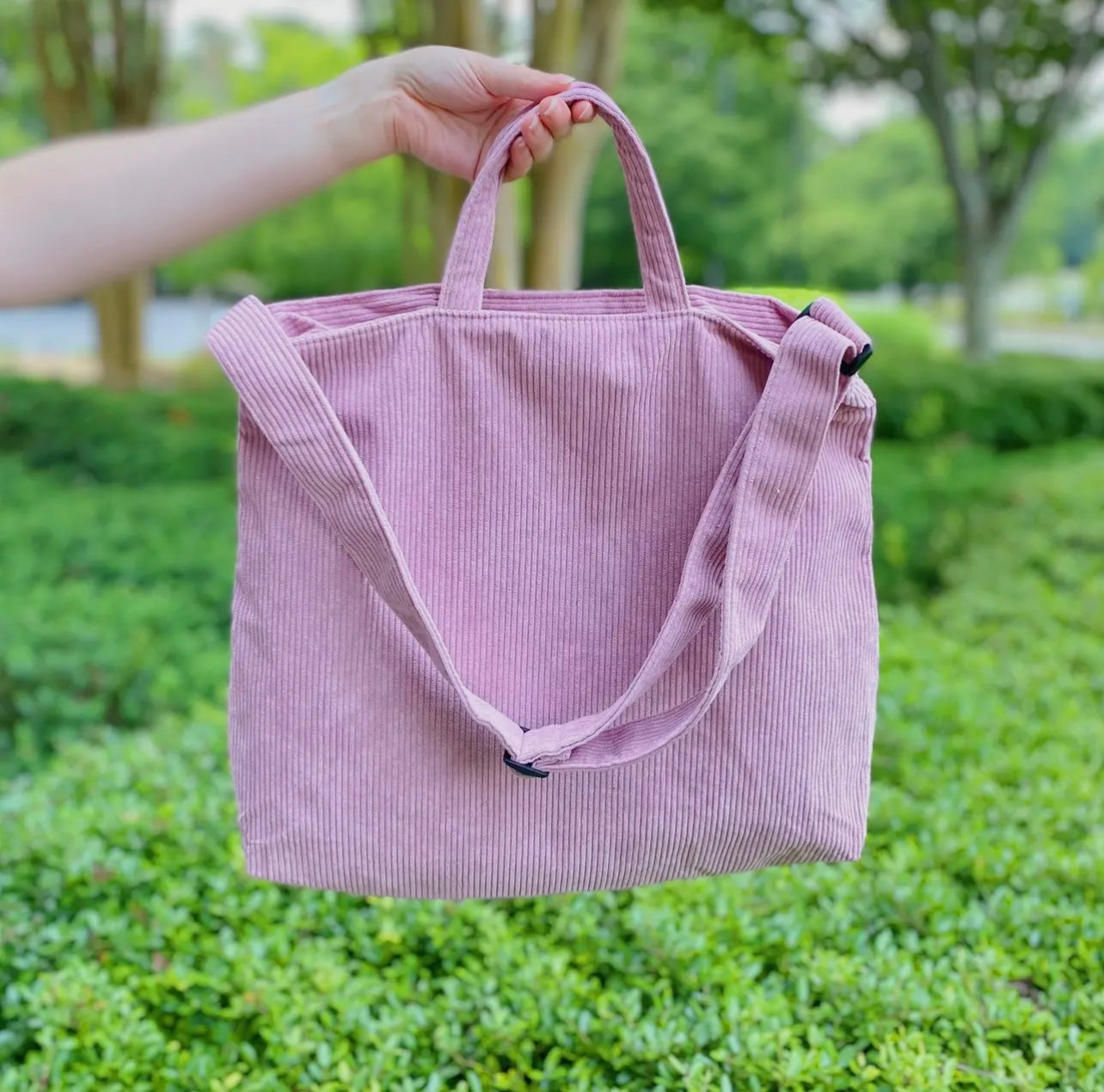 Every day corduroy tote