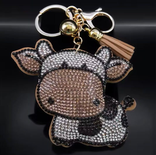 Cow Keychain