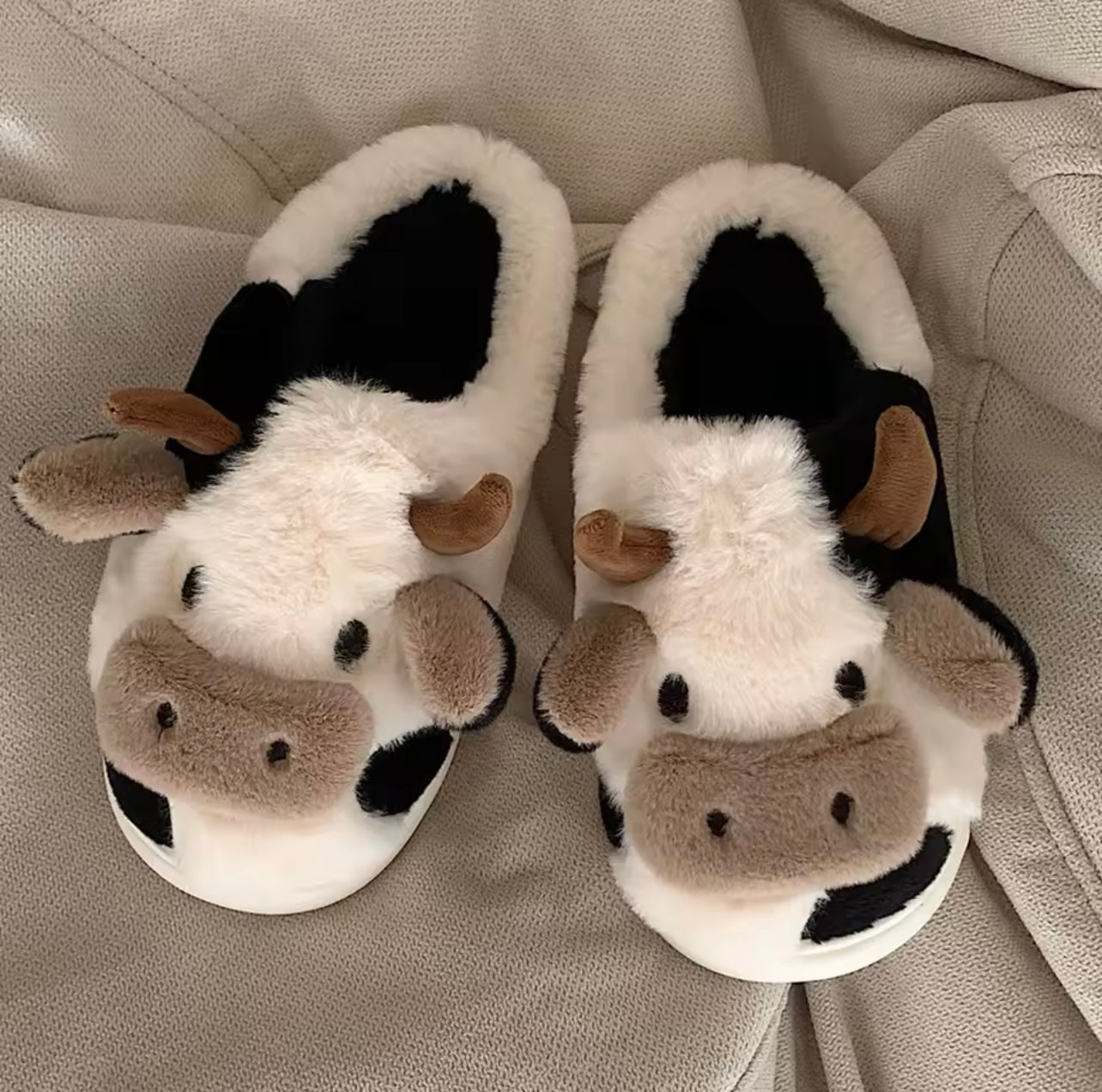 Cow Slippers