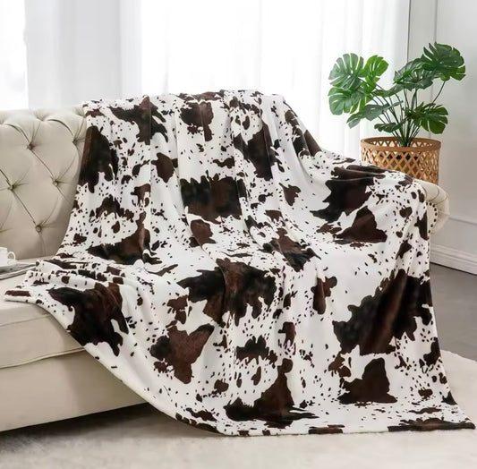 Cow Throw Blanket