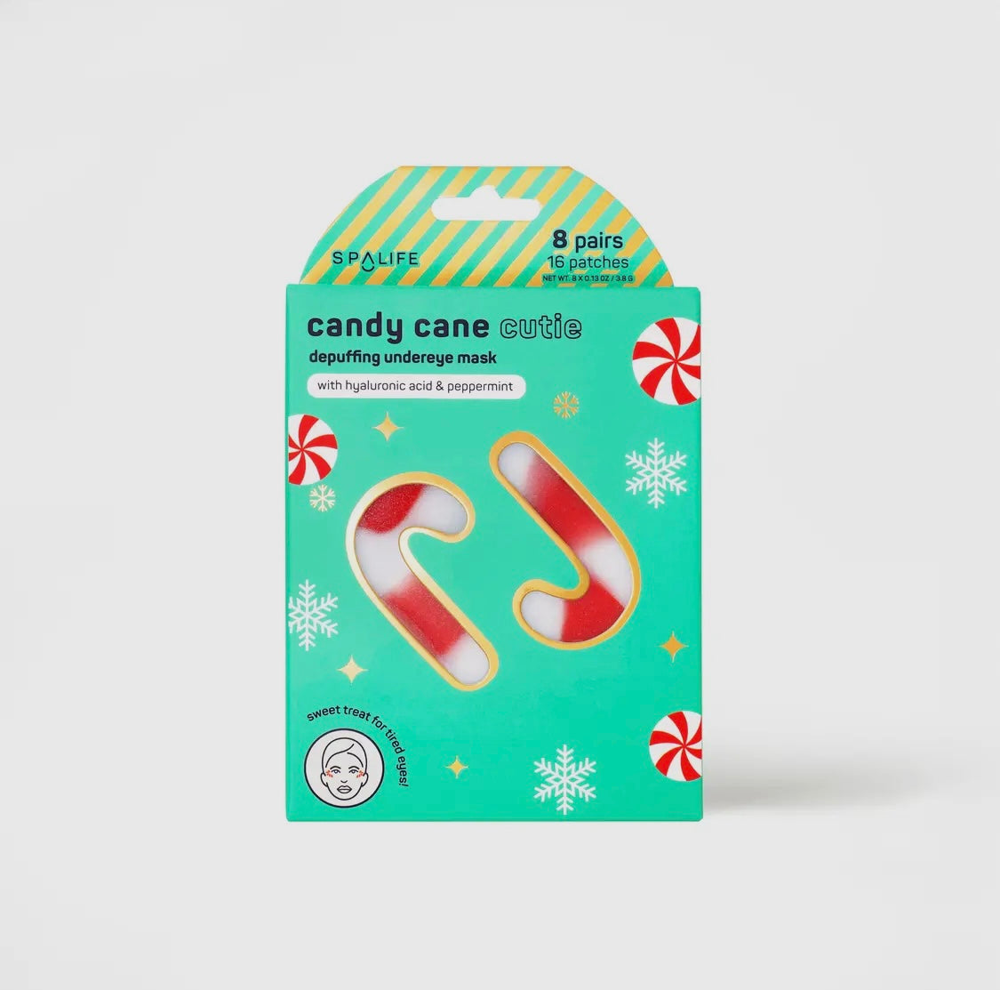 Candy Cane eye masks