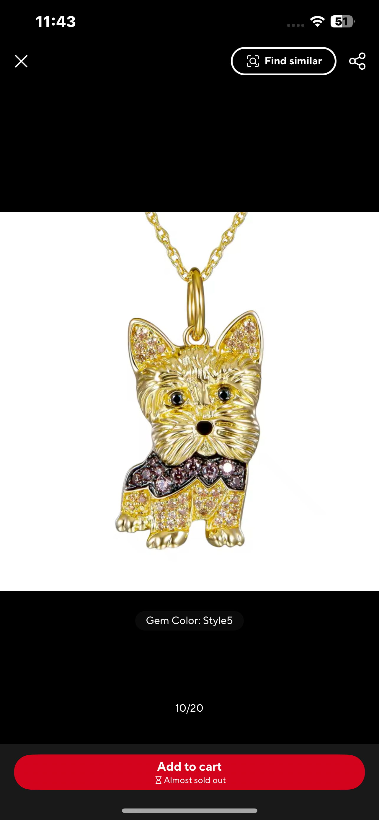 Yorkie Necklace